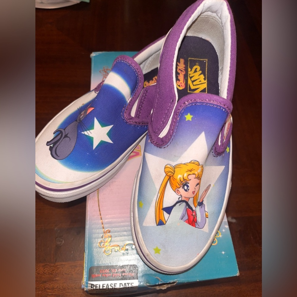 Sailor Moon Vans size 1Y